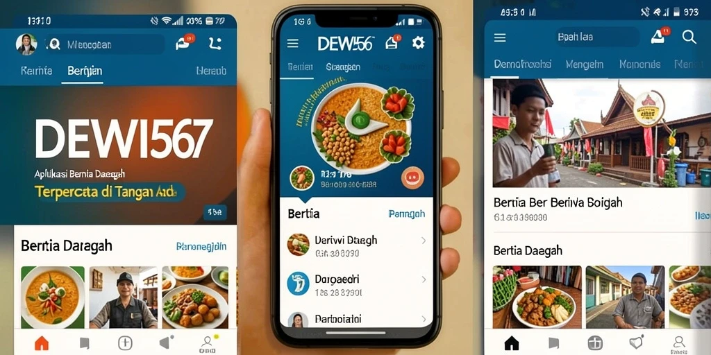 Tampilan antarmuka DEWI567 yang menarik dan informatif.