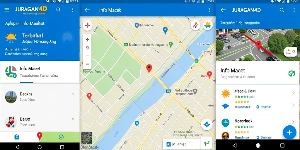 Antarmuka JURAGAN4D menampilkan informasi kemacetan secara jelas dan informatif.