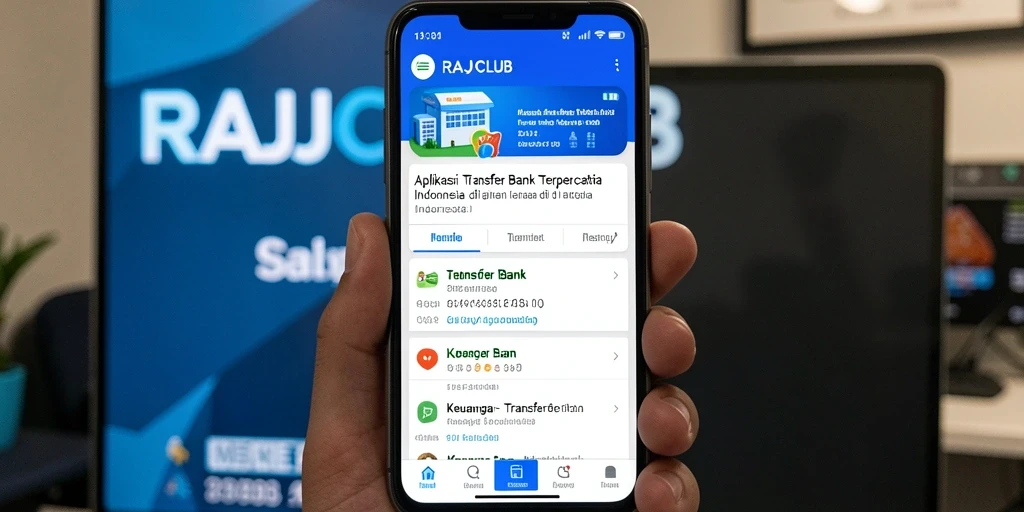 Antarmuka aplikasi RAJACLUB yang intuitif dan mudah digunakan.