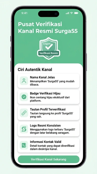Kanal Resmi Surga55 untuk Pengguna Android Indonesia